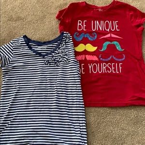 Children’s Place short sleeved shirts-set of 2